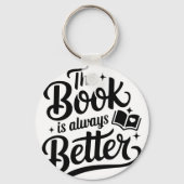 het boek is altijd beter sleutelhanger (Achterkant)