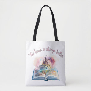 Het boek is altijd beter tote bag