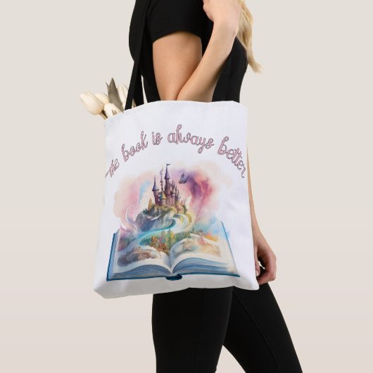 Het boek is altijd beter tote bag (Dichtbij)