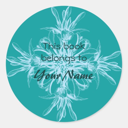 Het boek is van de Stickers van Floral (Voorkant)