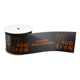 Het boek van de bemanning Halloween Boo Ribbon Satijnen Lint