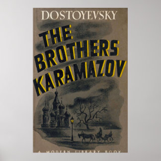 Het boek van de Broers Karamazov Dostoevsky c Poster