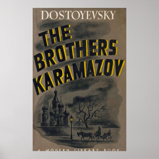 Het boek van de Broers Karamazov Dostoevsky c Poster (Voorkant)
