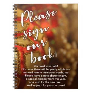 Het Boek van de Gast van de Partij van de Vakantie Notitieboek