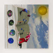 Het boek van de gekke Bowls Popout Art, Jigzaag Pu Legpuzzel (Horizontaal)