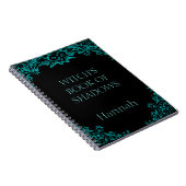 Het boek van de gepersonaliseerde getuige van het  notitieboek (Rechterzijde)