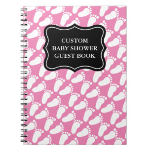 Het boek van de het baby showergast van de douane notitieboek
