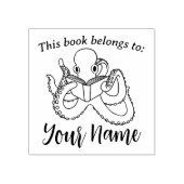 Het boek van de octopus rubberstempel (Afrduk)