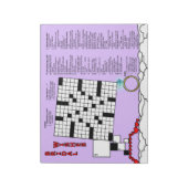 Het Boek van de Spel van het vrijgezellenfeest Cro Notitieblok (Linkerzijde)