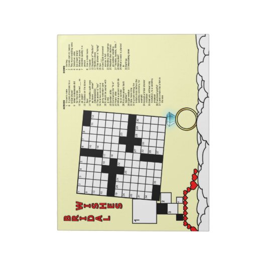 Het Boek van de Spel van het vrijgezellenfeest Cro Notitieblok (Linkerzijde)