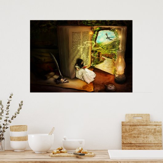 Het boek van geheimen poster (Keuken)