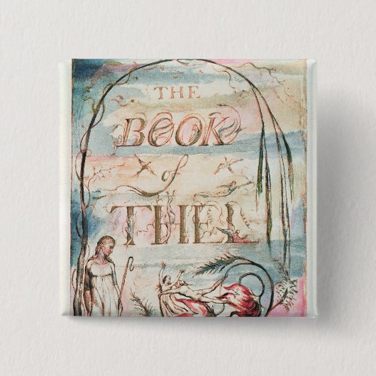 het boek van hen; Titel Pagina, 1789 Vierkante Button 5,1 Cm (Voorkant)