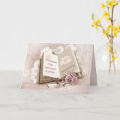 Het Boek van het huwelijk met Citaat Kaart (Gele Bloem)