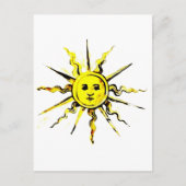 het boek van nostradamus , dat aan de zon is onttr briefkaart (Voorkant)