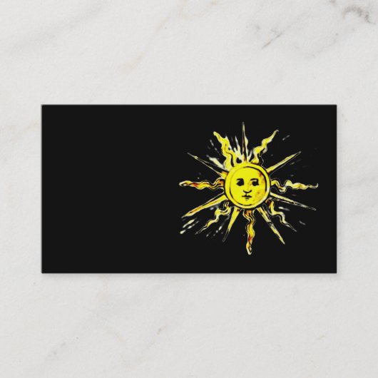 het boek van nostradamus , dat aan de zon is onttr visitekaartje (Voorkant)