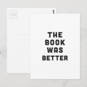 Het boek was beter briefkaart (Voorkant / Achterkant)