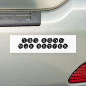 Het boek was beter bumpersticker (Op auto)