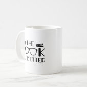 Het boek was beter koffiemok (Voorkant links)