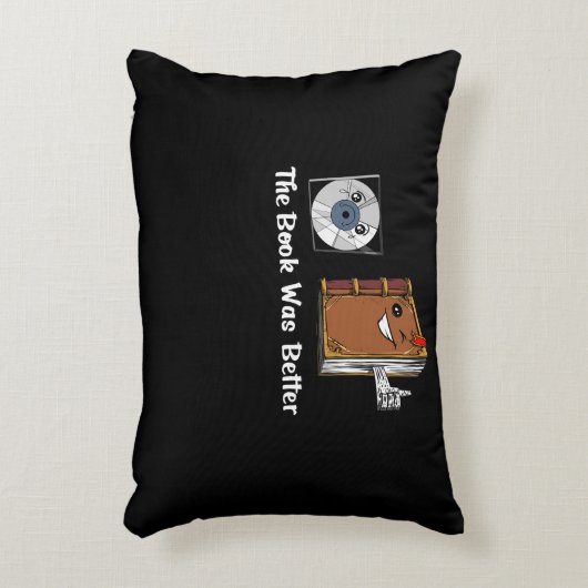 Het boek was beter literatuurlezen accent kussen (Voorkant(Verticaal))