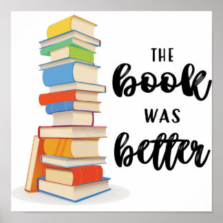 Het boek was beter poster