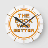 Het boek was beter ronde klok (Voorkant)