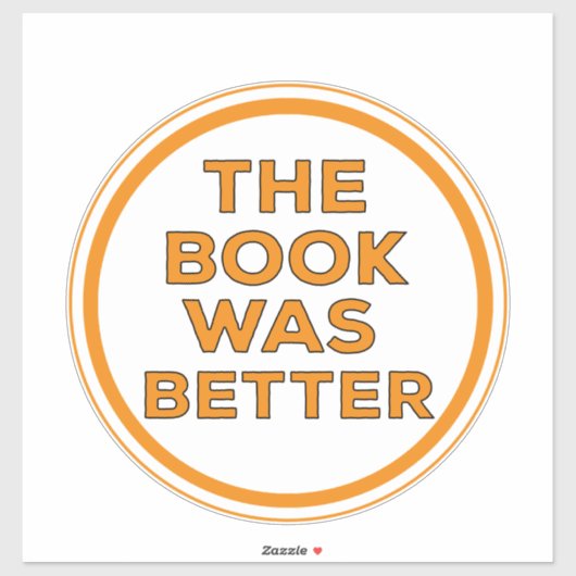 Het boek was beter sticker (Vel)
