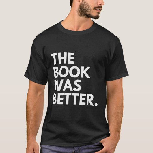 Het boek was beter t-shirt (Voorkant)