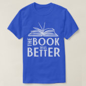 Het boek was beter t-shirt (Design voorkant)