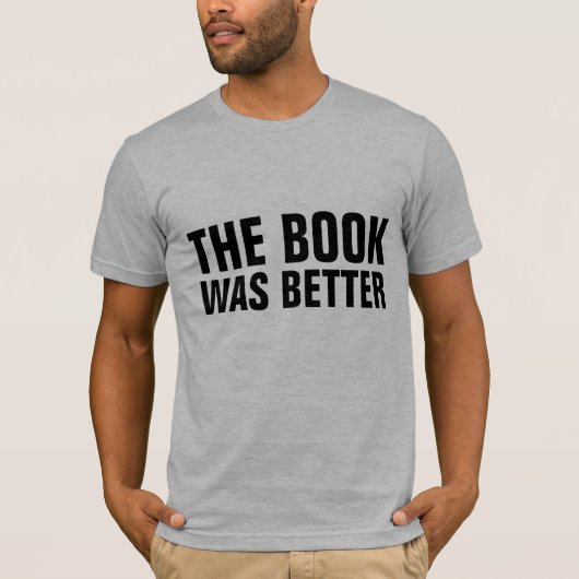 HET BOEK WAS BETER T-Shirts (Voorkant)