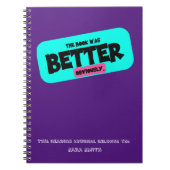 Het boek was beter (uiteraard) Reading Journal Notitieboek (Voorkant)