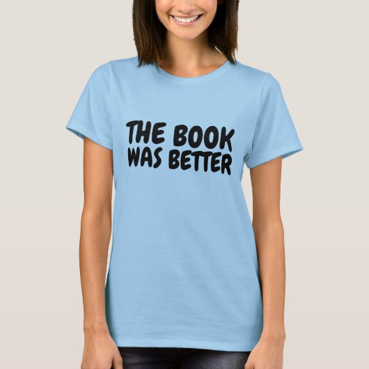 HET BOEK WAS BETERE T-shirts (Voorkant)