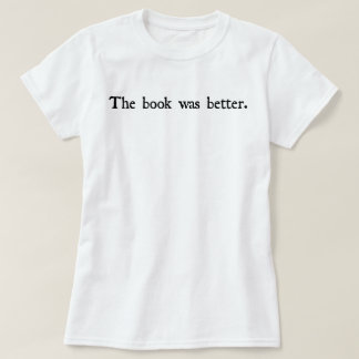 Het boek was een beter shirt