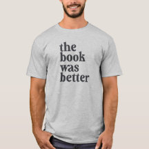 Het boek was een beter T-shirt