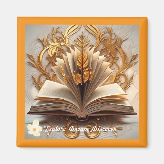 "Het Boekachtige Leven" Magneet (Voorkant)