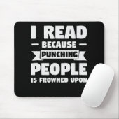 het boekenliefhebber las ik omdat het een grappig  muismat (Met muis)