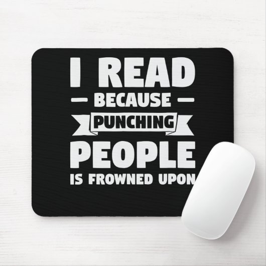 het boekenliefhebber las ik omdat het een grappig muismat (Met muis)