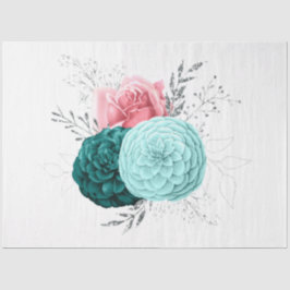 Het boeket serie ontwerp 164 tissuepapier