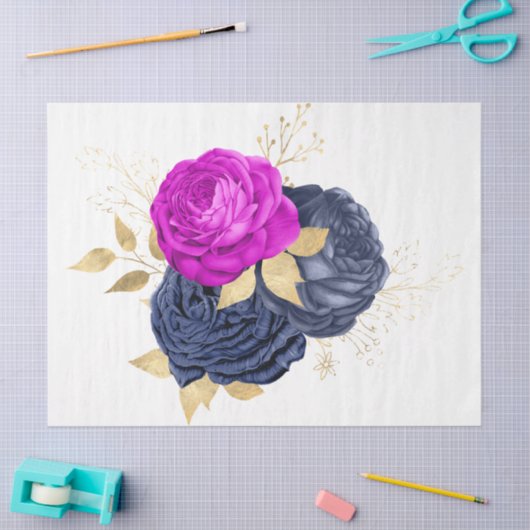 Het boeket serie ontwerp 31 tissuepapier (Craft)