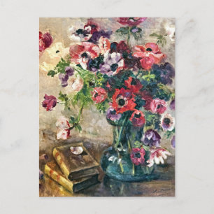 Het boeket van anemonen   Luce Boyals Briefkaart