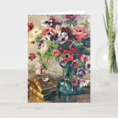 Het boeket van anemonen | Luce Boyals Kaart (Voorkant)