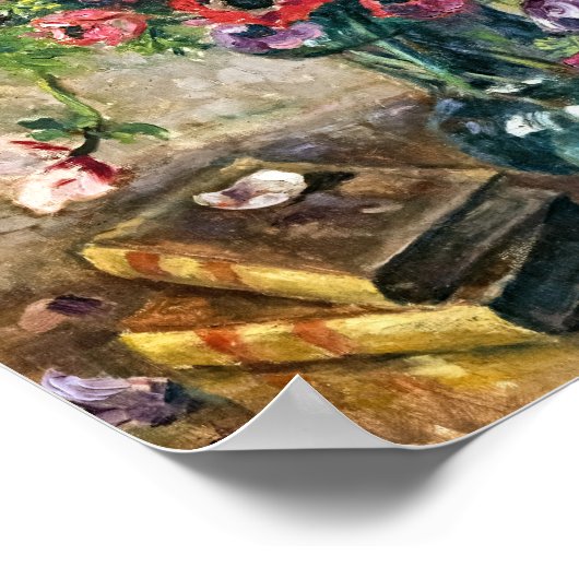 Het boeket van anemonen | Luce Boyals Poster (Hoek)