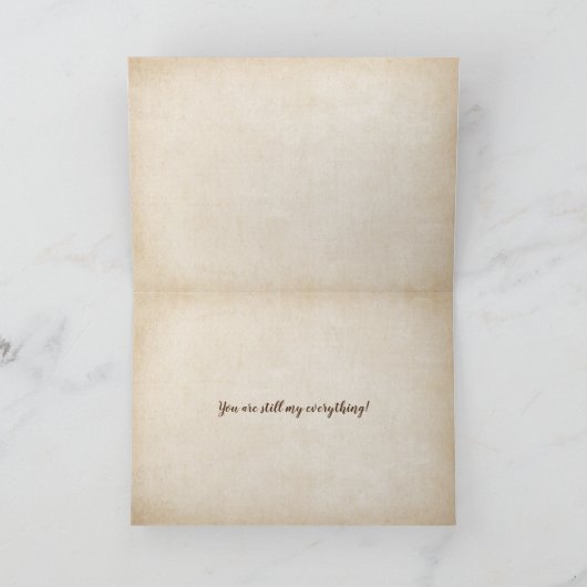 Het boeket van Daisy met romance Kaart (Binnen)