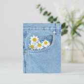 Het boeket van de arme persoon briefkaart (Staand voorkant)