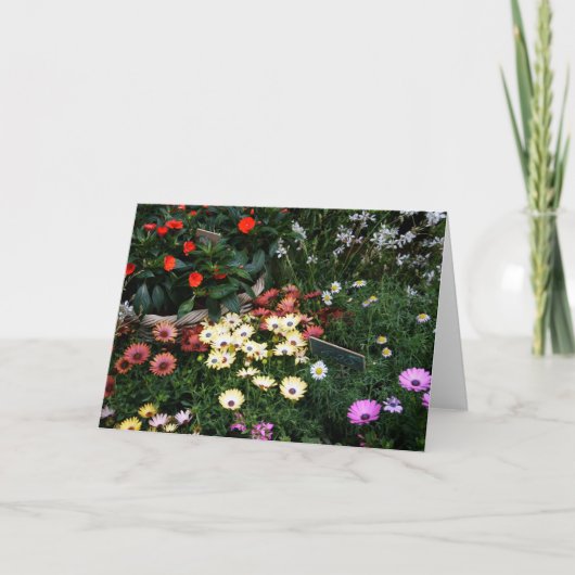 Het Boeket van de bloem Bedankkaart (Voorkant)