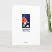 Het boeket van de Bloem van de verjaardag Kaart (Achterkant)