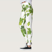 Het boeket van de klaver, st Patrick dag, groene Leggings (Links)