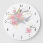 Het Boeket van de waterverf Bloemen Grote Klok (Voorkant)