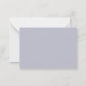 Het boeket van de witte bloem dank u kaarten notitiekaartje (Achterkant)