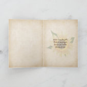 Het boeket van de zonnebloem het denken aan u kaart (Binnen)