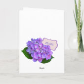 Het Boeket van de zonnebloem Kaart (Achterkant)